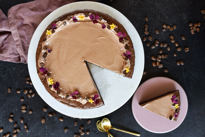 Chokladkaka med kaffe- & chokladsmörkräm